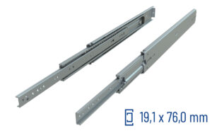 SCHOCK® Teleskopschiene Serie 076 – Vollauszug