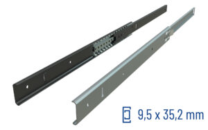 SCHOCK® MODULAR Serie 016 – Teilauszug bis 50 kg/Paar