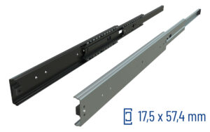 SCHOCK MODULAR Serie 038 – Teleskopschiene mit Überauszug