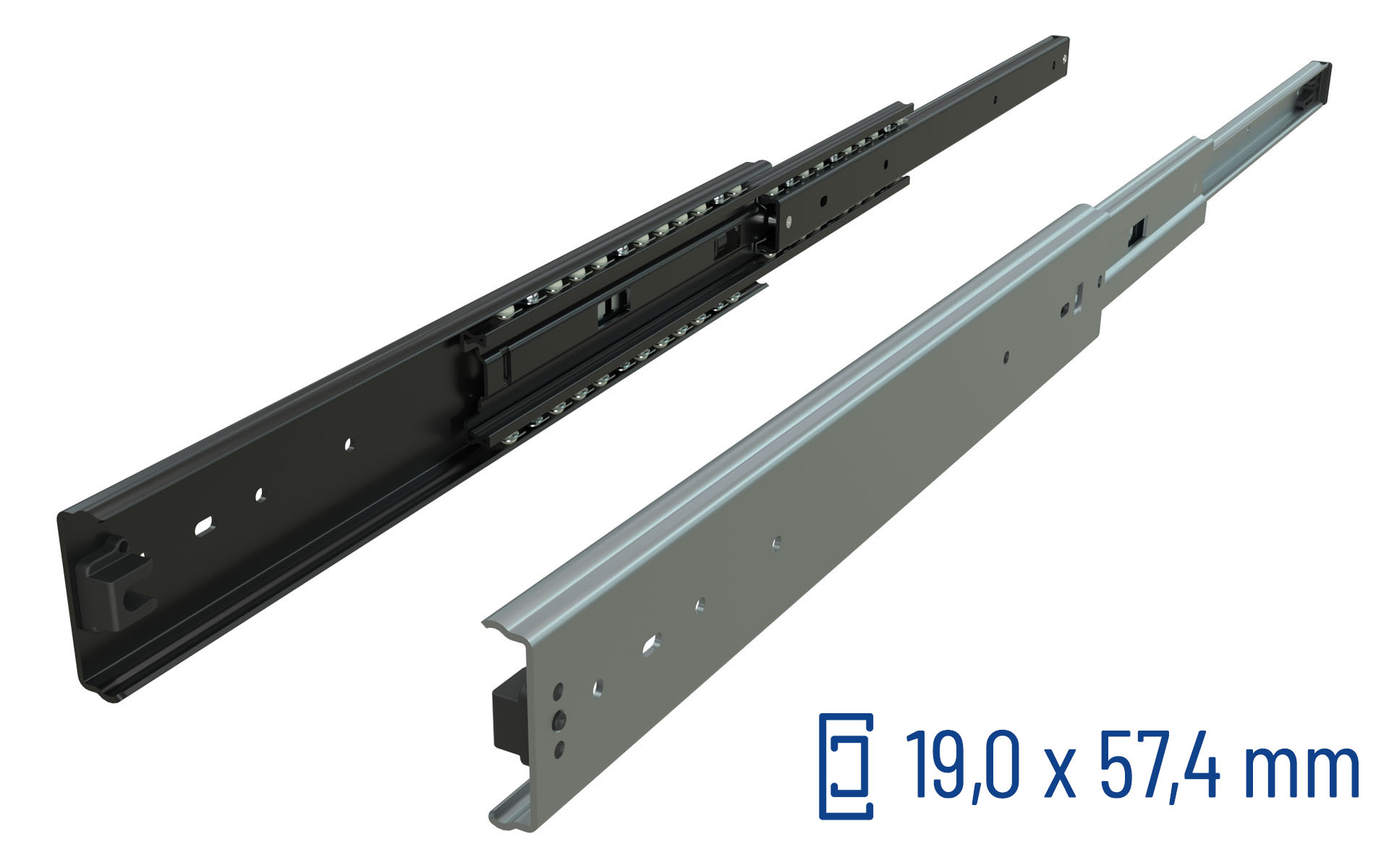 SCHOCK MODULAR Serie 039 – Vollauszug mit Selbsteinzug