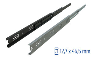 SCHOCK MODULAR Serie 072 – Vollauszug in ZM100 und mit Pulverbeschichtung RAL 7016