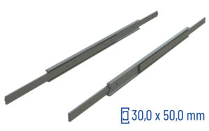 SCHOCK® CNC-gefräste Teleskopschiene Vollauszug ADTS-50, bis 180 kg/Paar