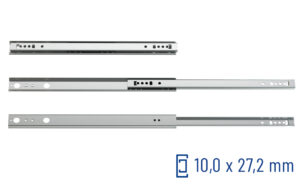 SCHOCK® Classic Teleskopschiene Teilauszug Serie 010 – beidseitig ausziehbar