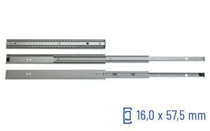 SCHOCK® Classic Teleskopschiene Vollauszug 037 – Zuhaltung