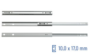 SCHOCK® Classic Teleskopschiene Teilauszug 017 – beidseitig ausziehbar