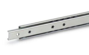 Ganter GN 1404 – Teilauszug – Weicher Endanschlag und Zuhaltung – bis 78 kg/Paar