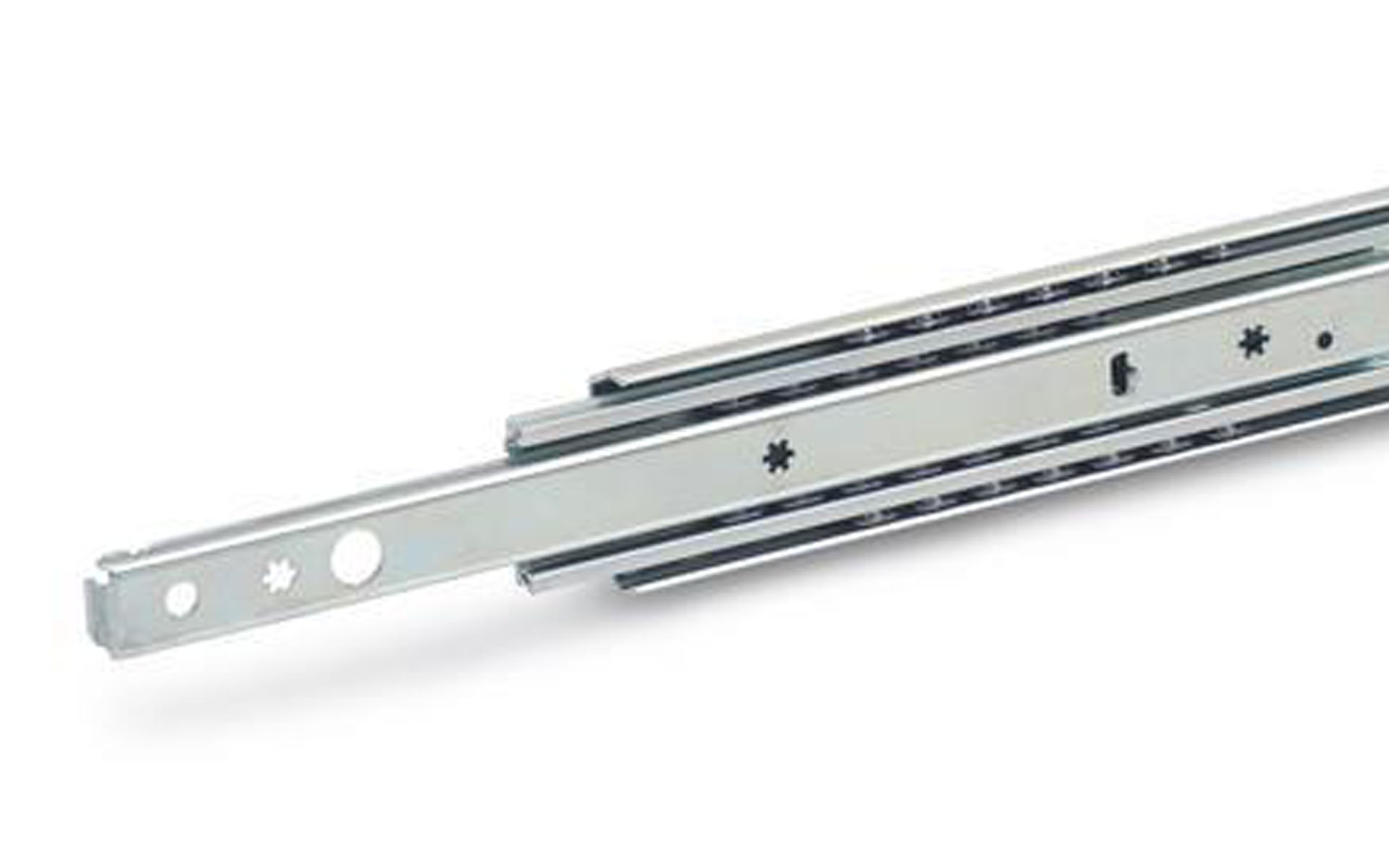 Ganter GN 1424 – Vollauszug – Gedämpfter Selbsteinzug – bis 75 kg/Paar