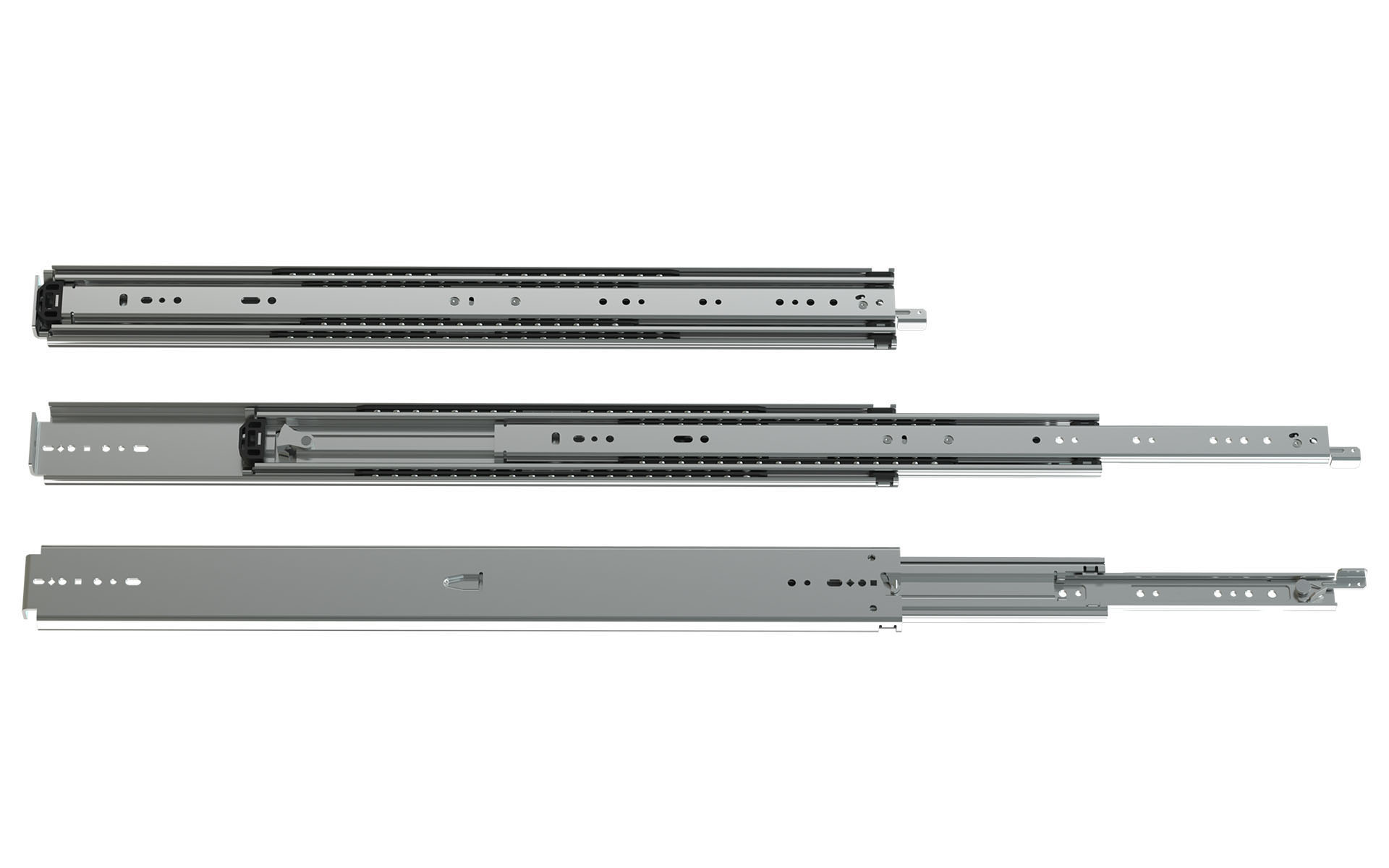 SCHOCK® Exklusiv Serie 076 – Vollauszug – mit Endanschlag oder Verriegelung – bis 227 kg/Paar – Bild 3
